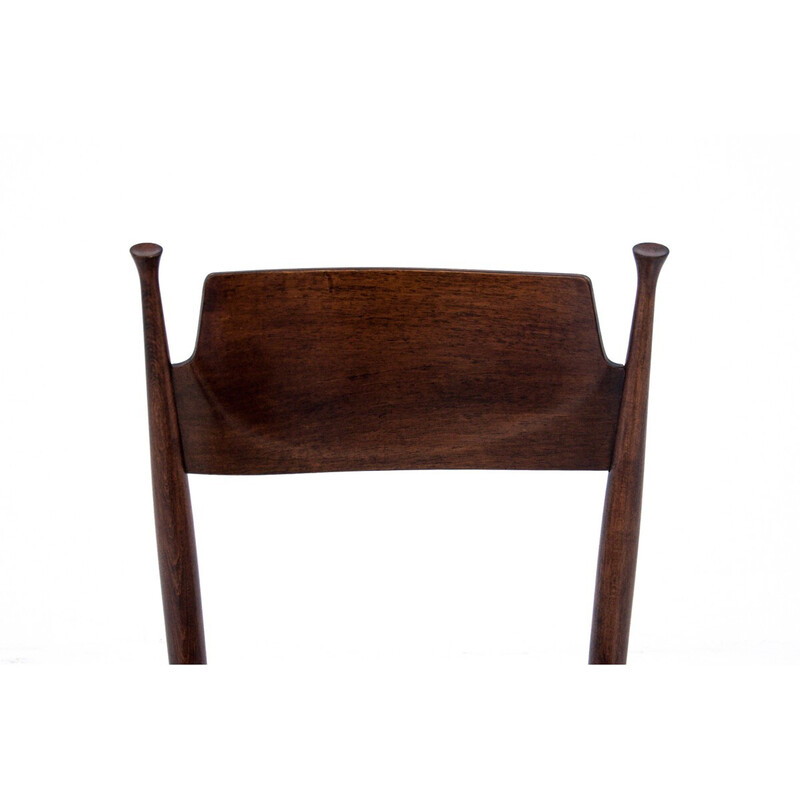 Set of 6 vintage teak chairs Scandinavia, 1940s