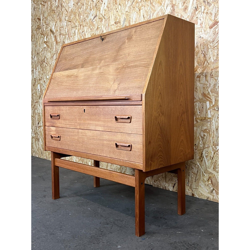 Vintage teak secretary by Arne Wahl Iversen for Vinde Møbelfabrik, 1960s-1970s