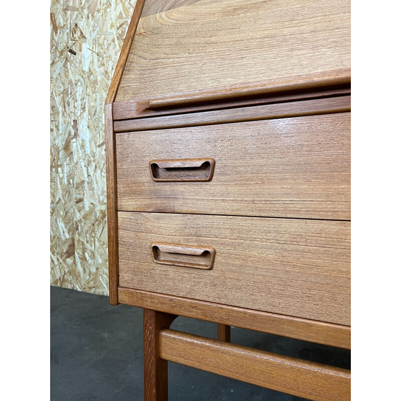 Vintage teak secretary by Arne Wahl Iversen for Vinde Møbelfabrik, 1960s-1970s