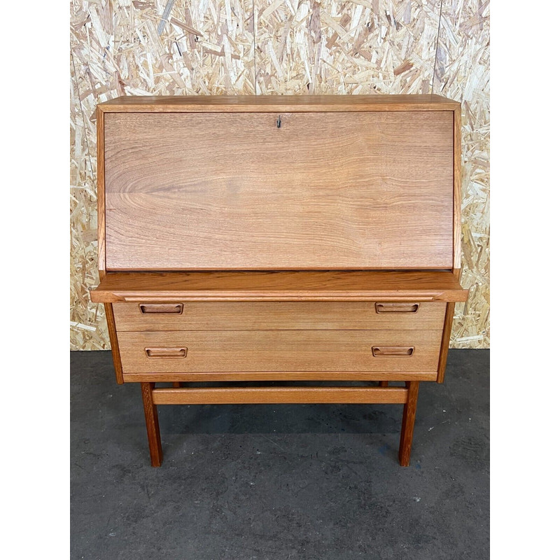 Vintage teak secretary by Arne Wahl Iversen for Vinde Møbelfabrik, 1960s-1970s