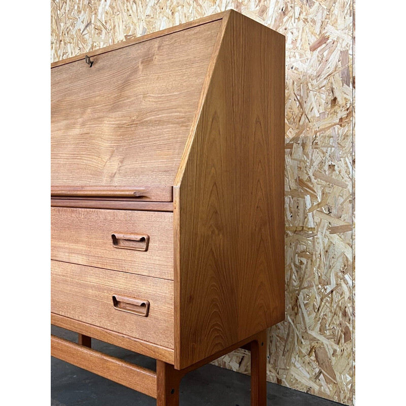 Vintage teak secretary by Arne Wahl Iversen for Vinde Møbelfabrik, 1960s-1970s