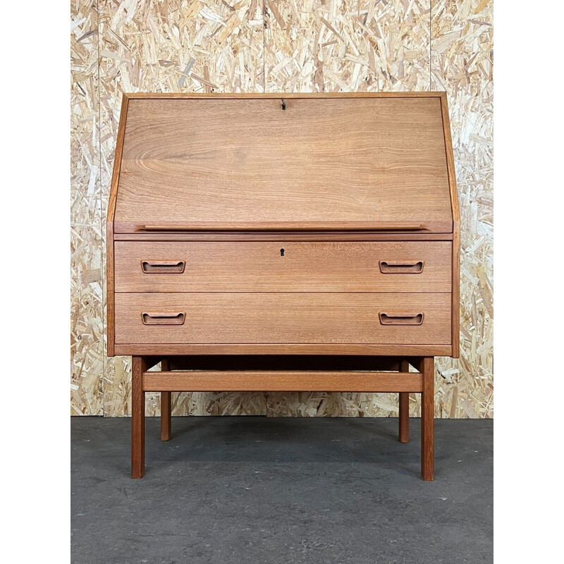 Vintage teak secretary by Arne Wahl Iversen for Vinde Møbelfabrik, 1960s-1970s