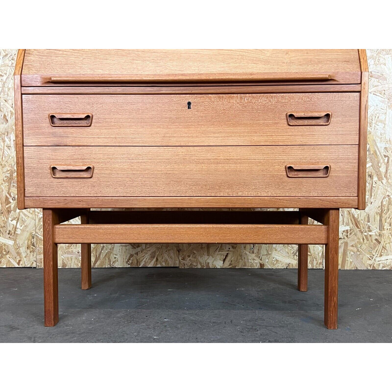 Vintage teakhouten secretaire van Arne Wahl Iversen voor Vinde Møbelfabrik, jaren 1960-1970.