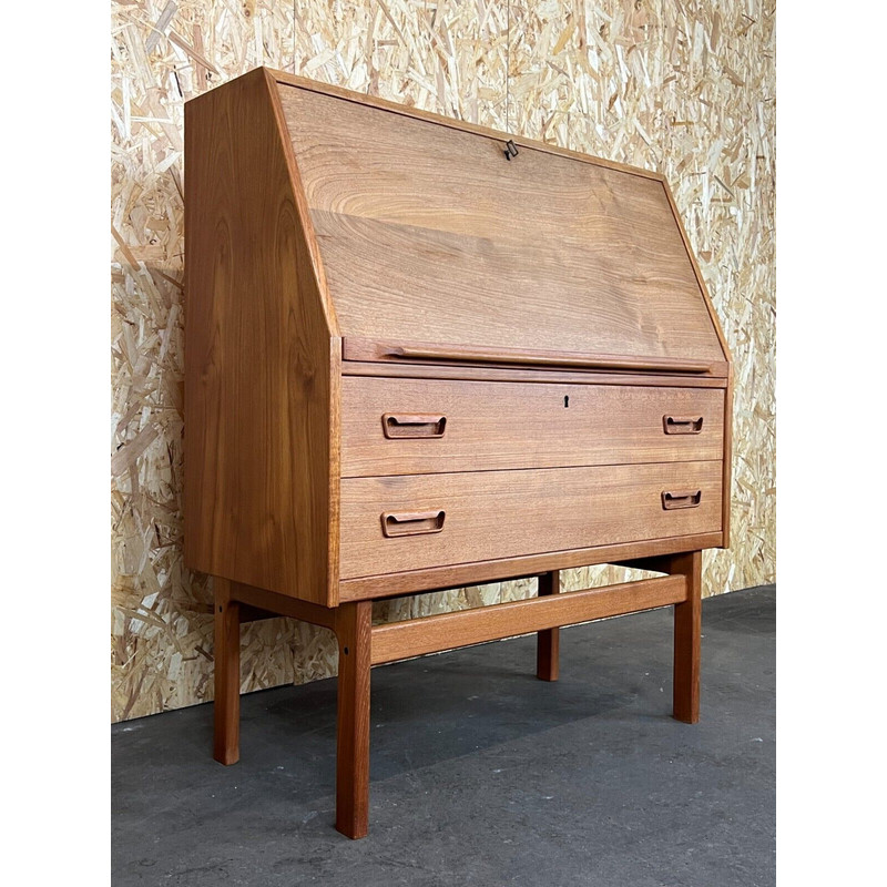 Vintage teak secretary by Arne Wahl Iversen for Vinde Møbelfabrik, 1960s-1970s