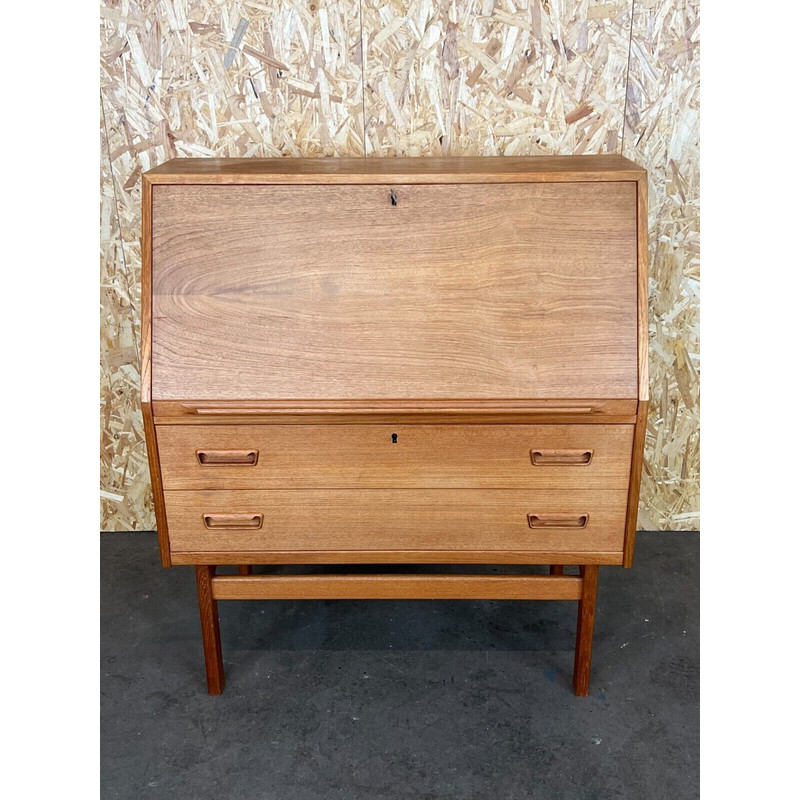 Vintage teak secretary by Arne Wahl Iversen for Vinde Møbelfabrik, 1960s-1970s