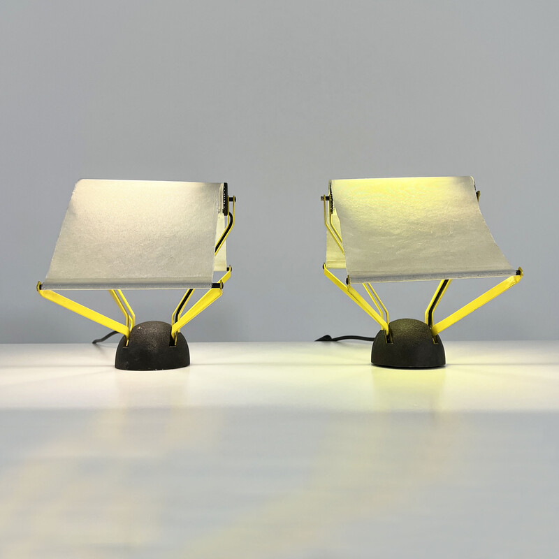 Pair of vintage Icaro wall lamps by Sandi Renko for Egoluce, 1980s