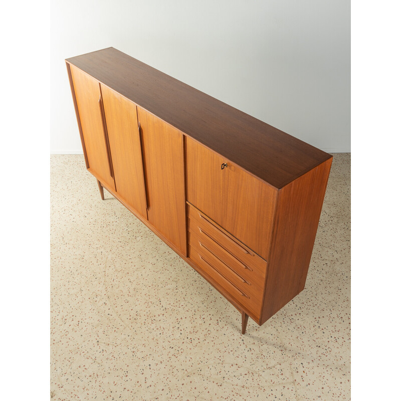 Credenza vintage in teak per Heinrich Riestenpatt, Germania 1960