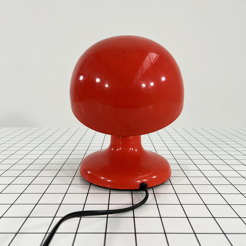 Vintage Jucker 147 red table lamp by Tobia and Afra Scarpa for Flos, 1960