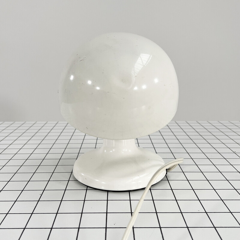 Lampe de table vintage Jucker 147 blanc par Tobia et Afra Scarpa pour Flos, 1960