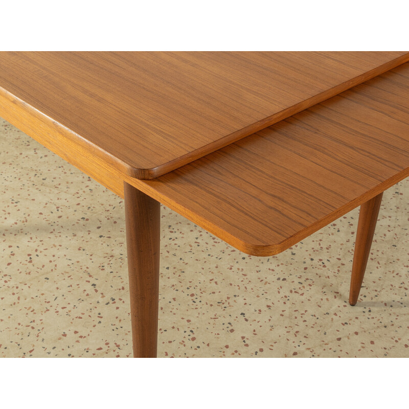 Mesa de teca extensível Vintage, Alemanha 1960