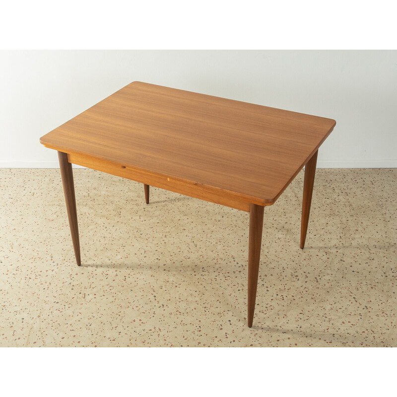 Mesa extensible vintage de teca, Alemania 1960