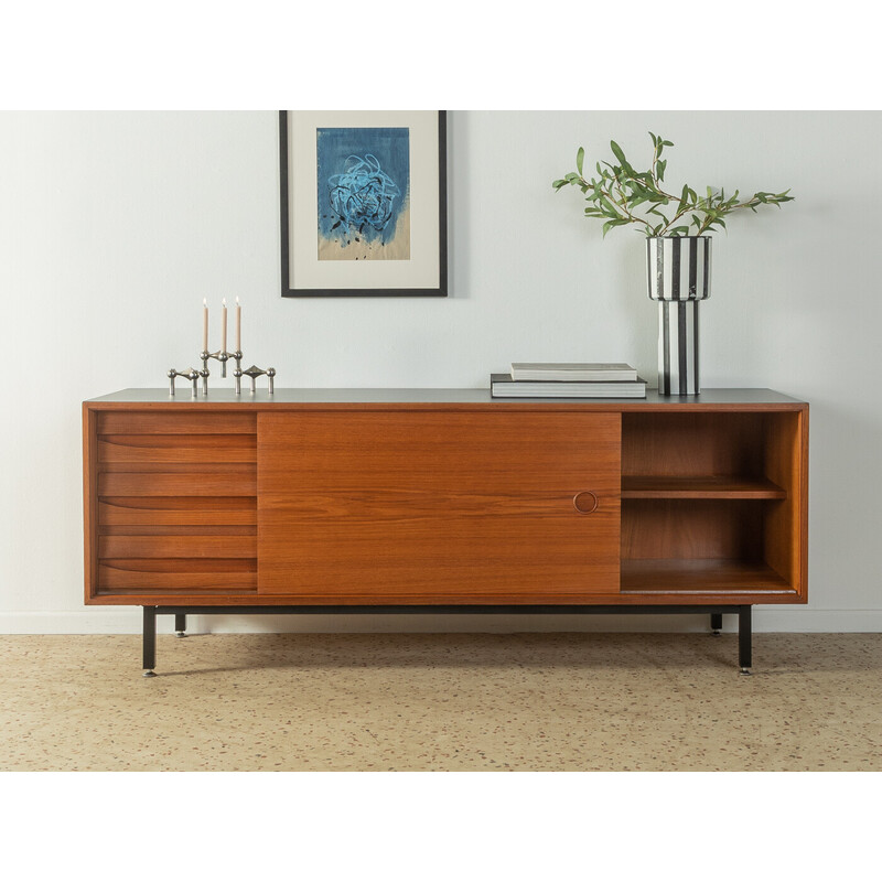 Vintage teak highboard by Lothar Wegner, Germany 1960s