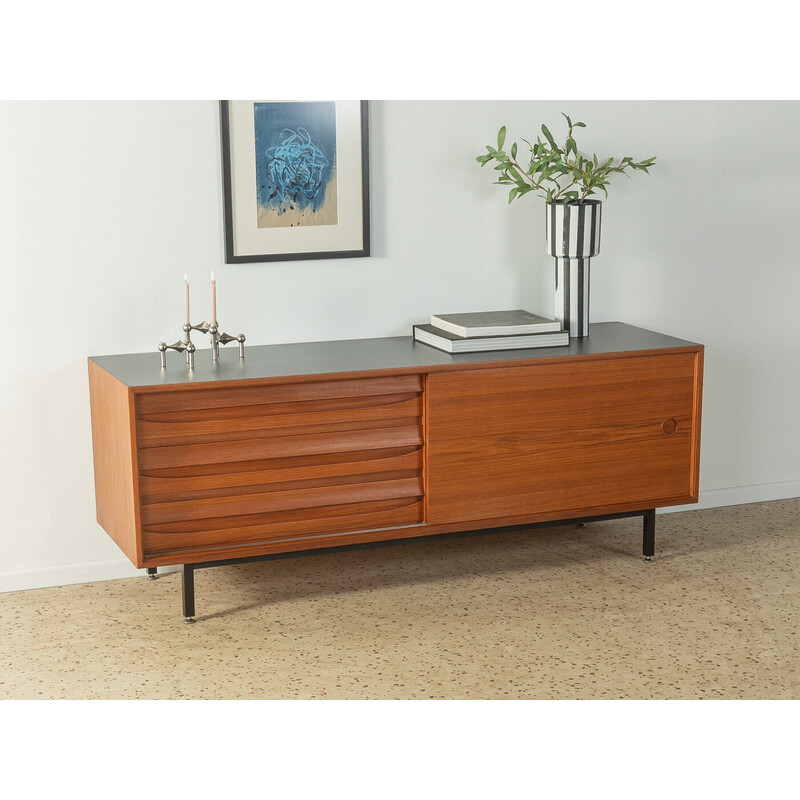 Vintage teak highboard by Lothar Wegner, Germany 1960s