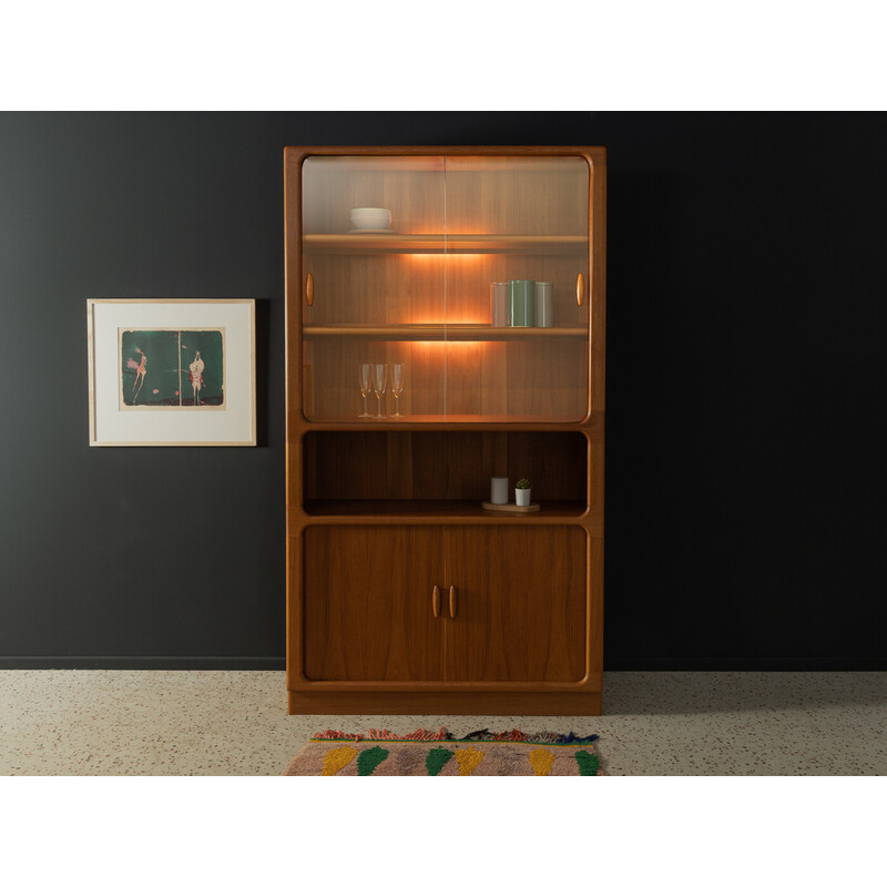 Vintage teak display cabinet for Dyrlund, Denmark 1960