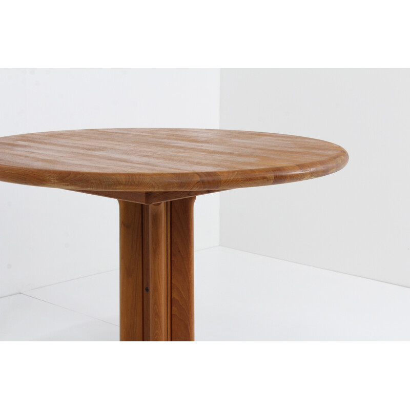 Vintage extendable round table in teak for Gudme Mobelfabrik, Denmark 1960