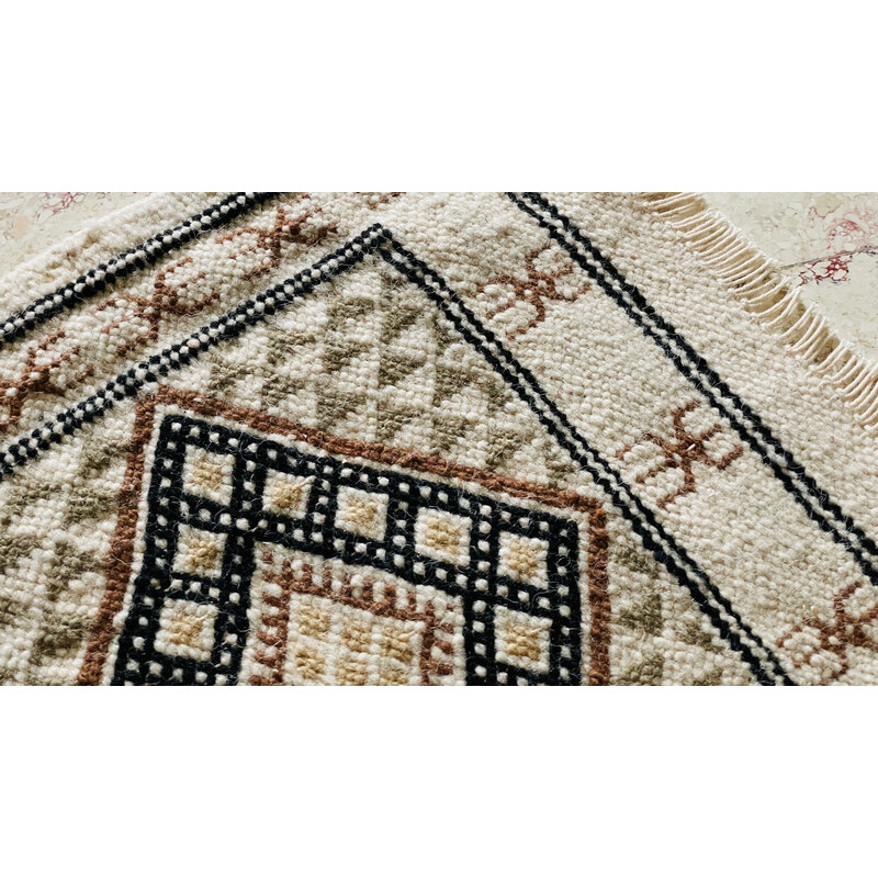 Vintage wool kilim rug, 1970