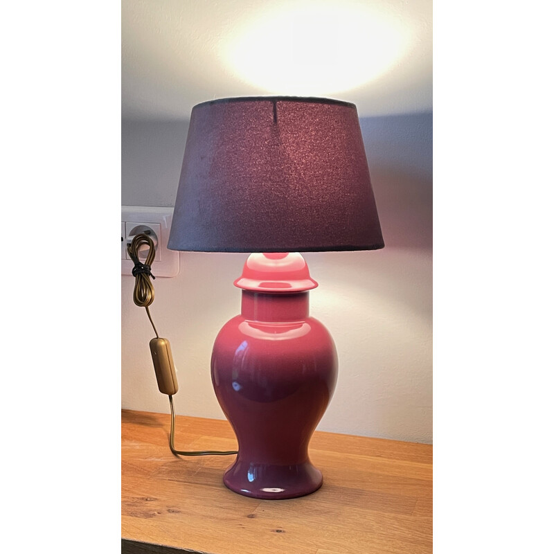 Vintage ceramic lamp, 1990