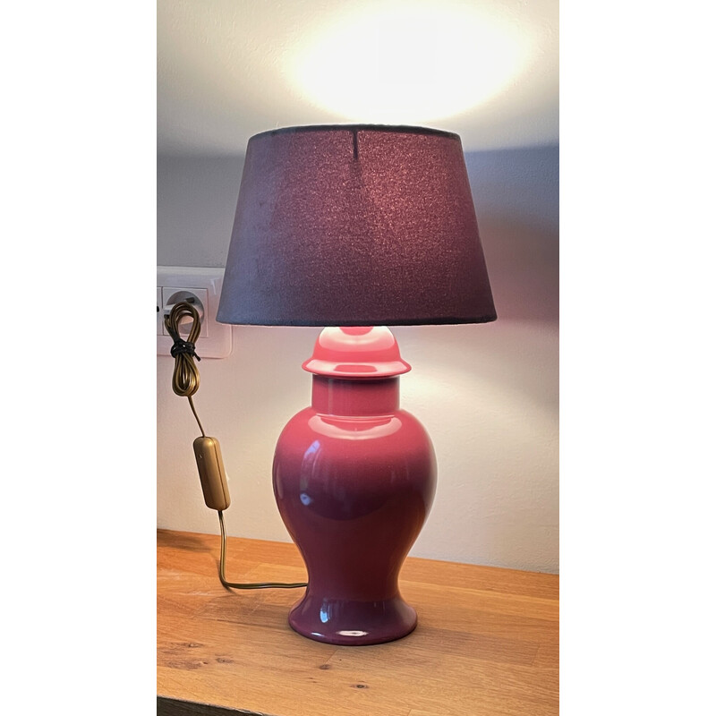 Vintage-Lampe aus Keramik, 1990