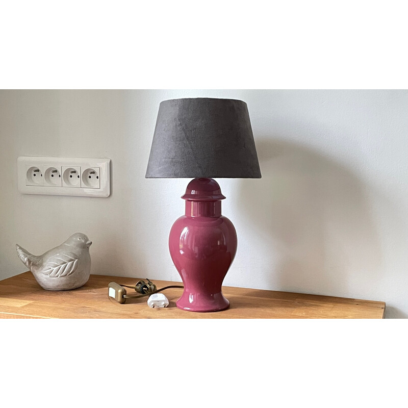 Vintage-Lampe aus Keramik, 1990