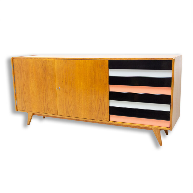 Mid century U-460 dressoir van Jiří Jiroutek voor Interiér Praha, 1960