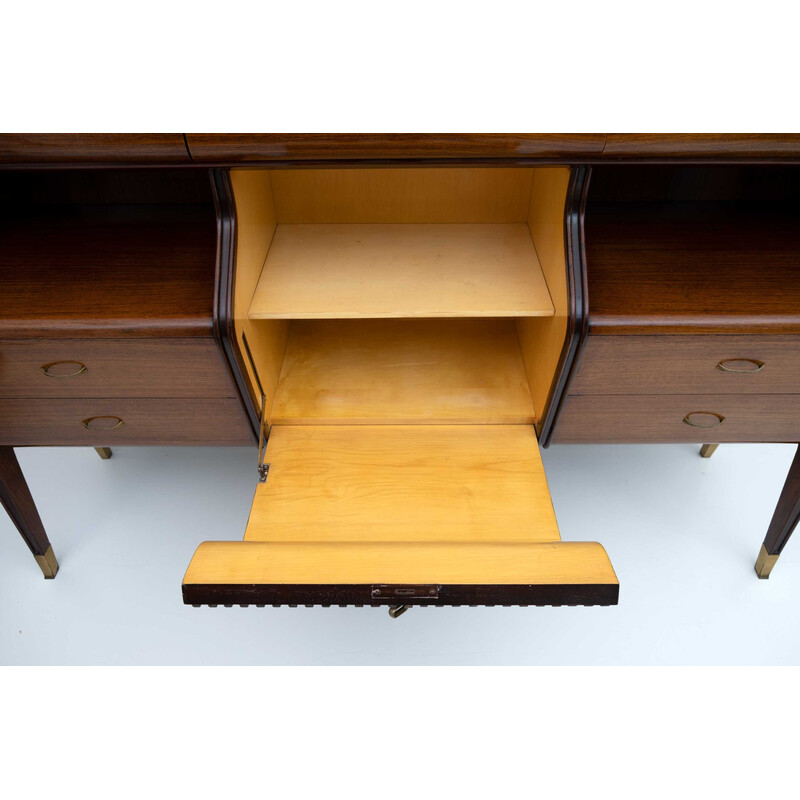 Mid-century Italian sideboard with bar cabinet by Osvaldo Borsani for Furniture Varedo Borsani, 1950s
