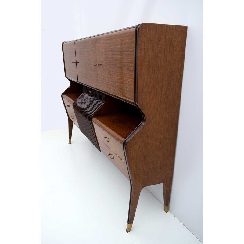 Italienisches Sideboard mit Barschrank von Osvaldo Borsani für Möbel Varedo Borsani, 1950er Jahre