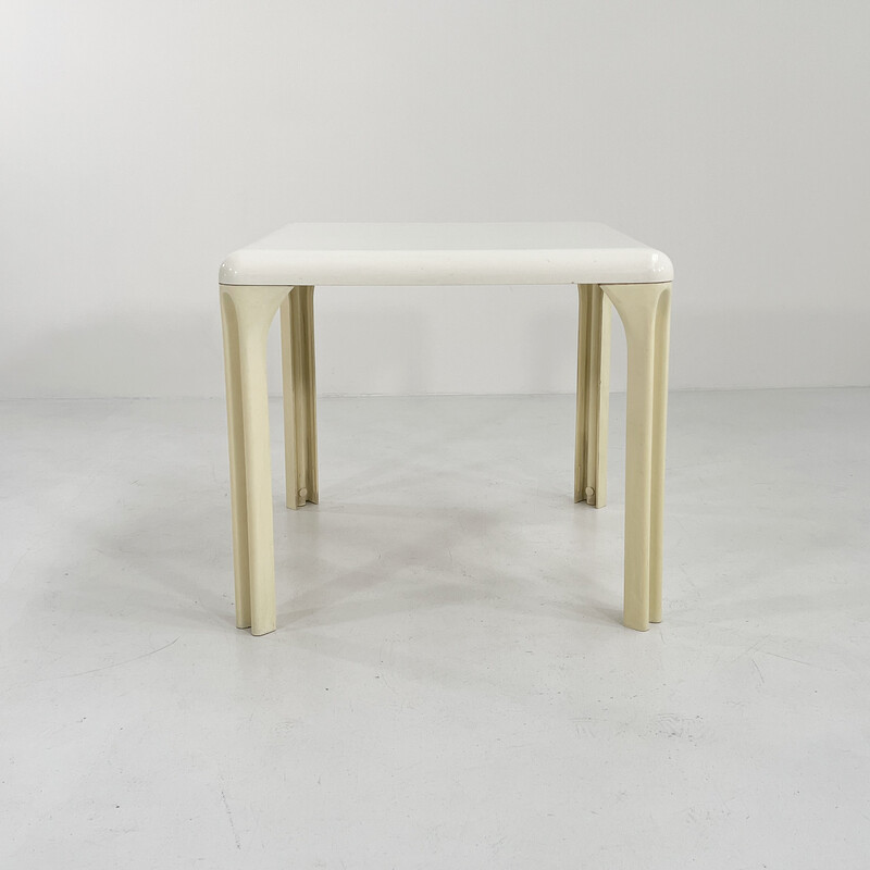 Vintage Stadio 80 dining table by Vico Magistretti for Artemide, 1970s