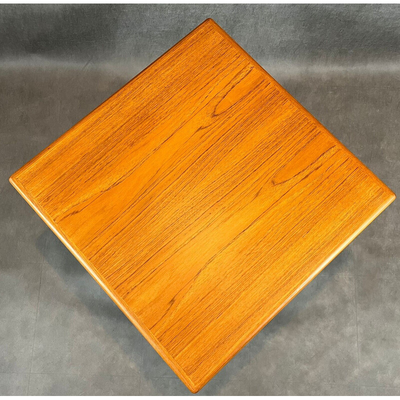 Tavolino scandinavo vintage in teak, 1960