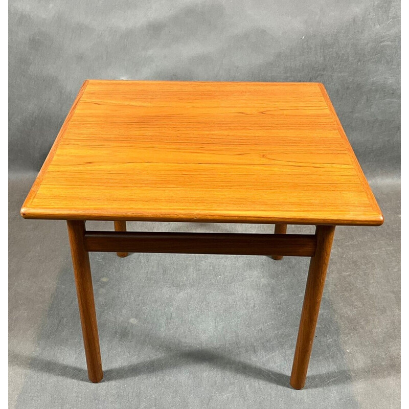 Vintage Scandinavian coffee table in teak, 1960s