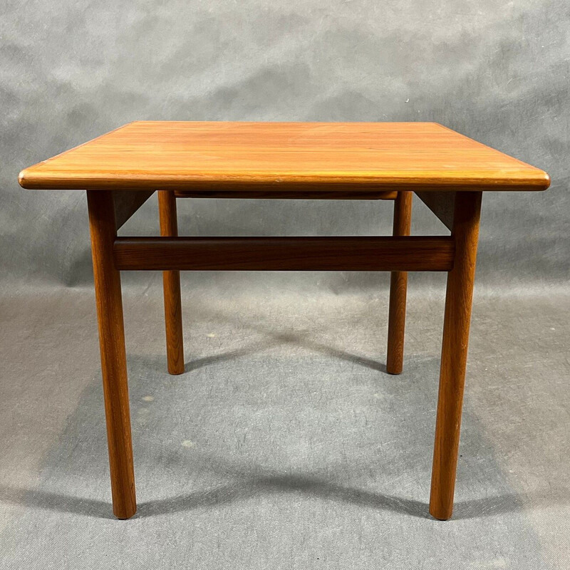 Vintage Scandinavian coffee table in teak, 1960s