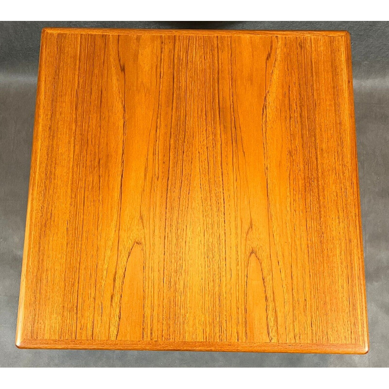 Vintage Scandinavian coffee table in teak, 1960s