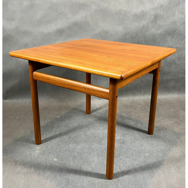 Vintage Scandinavian coffee table in teak, 1960s