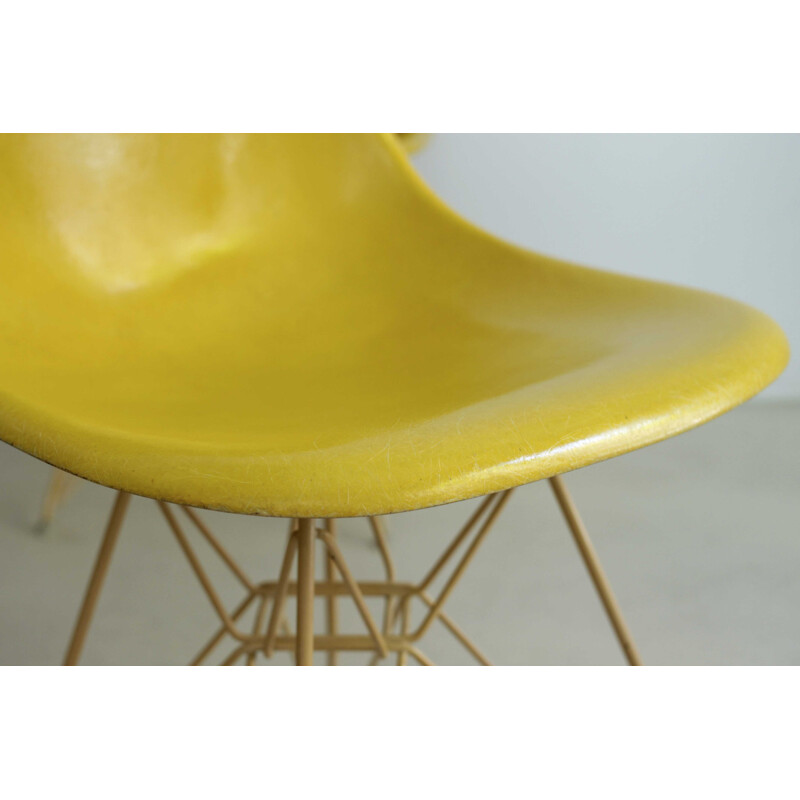 Set of 4 Charles Eames DSR chairs - 1960s