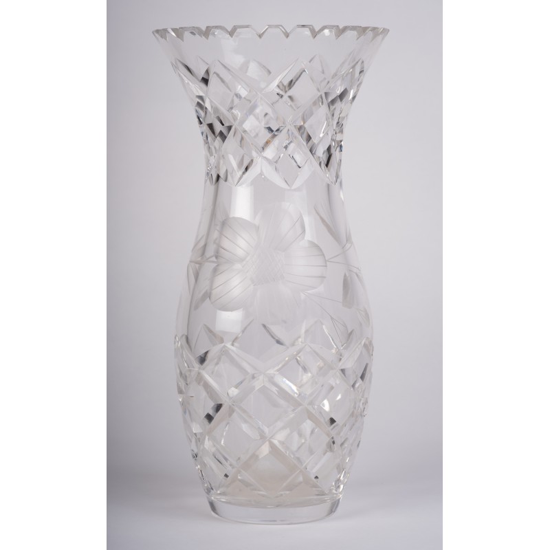 Mid-century Danish crystal vase, 1960s