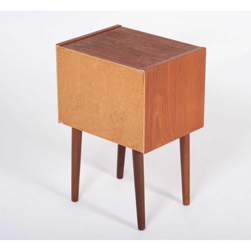 Vintage Danish night stand with 2 drawers in teak, 1960s