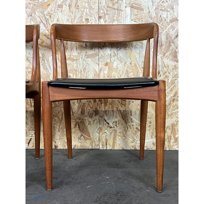 Coppia di sedie da pranzo vintage di Johannes Andersen per Uldum, 1960-1970