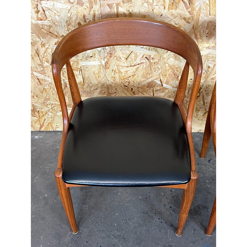 Par de cadeiras de jantar vintage de Johannes Andersen para Uldum, 1960-1970s