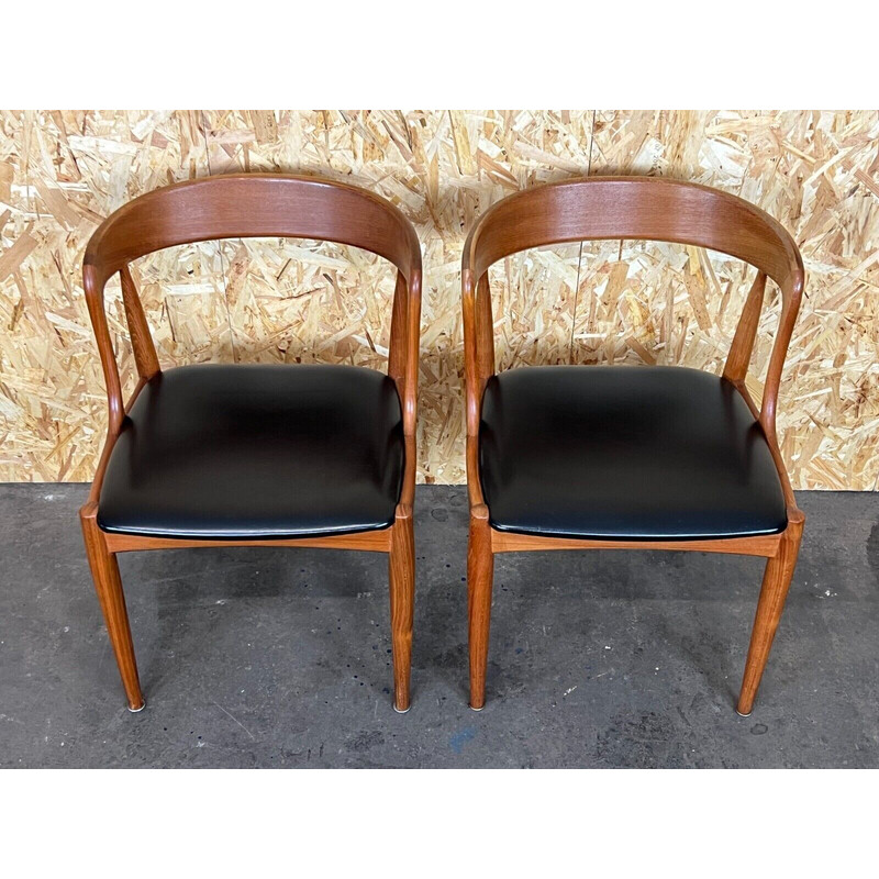 Pair of vintage dining chairs by Johannes Andersen for Uldum, 1960-1970s