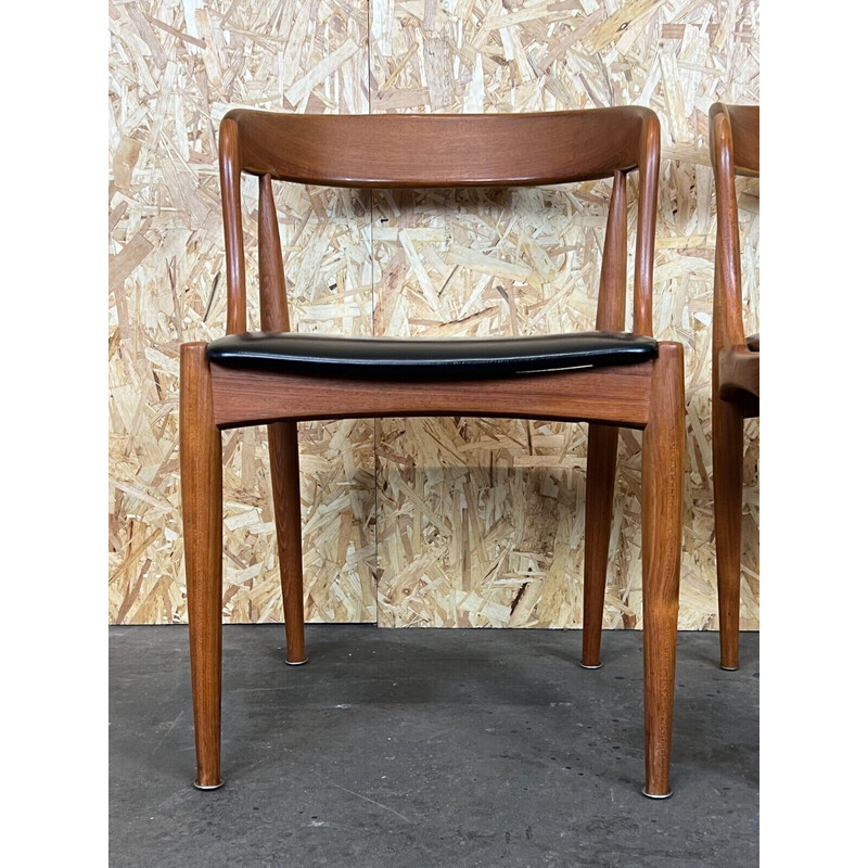 Coppia di sedie da pranzo vintage di Johannes Andersen per Uldum, 1960-1970