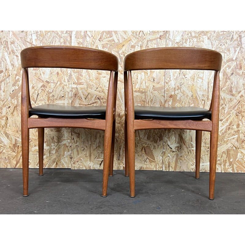 Pareja de sillas de comedor vintage de Johannes Andersen para Uldum, 1960-1970