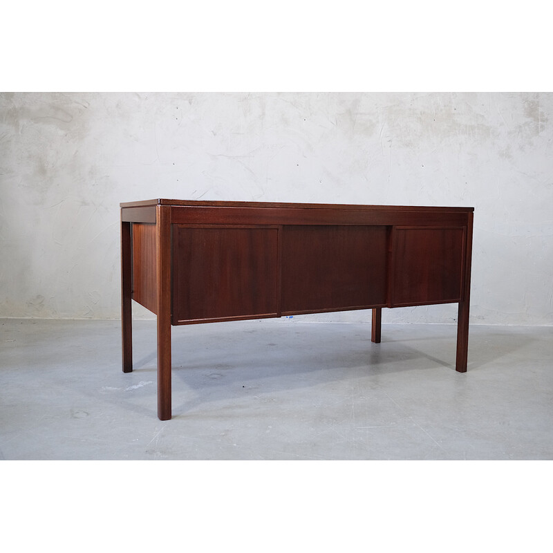 Scandinavian vintage mahogany desk, 1960s