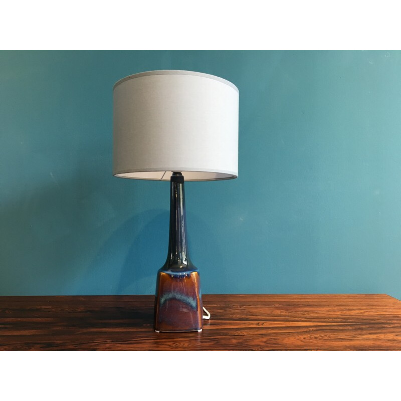 Mid century Danish Ceramic Table Lamp by Soholm - 1960s