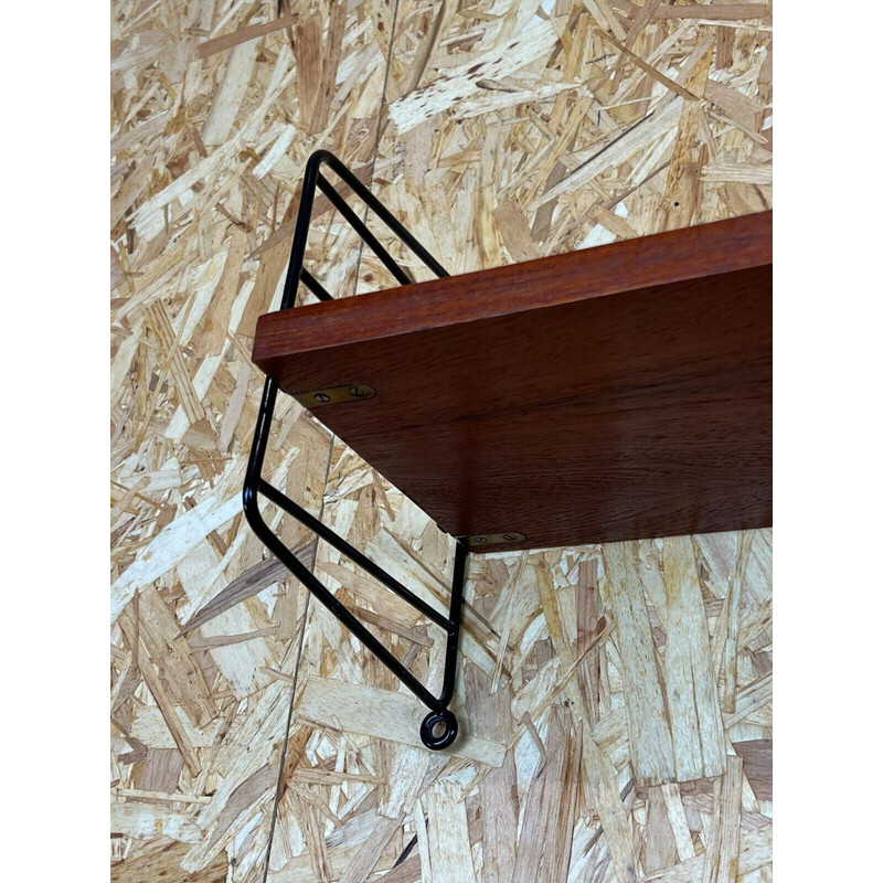 Vintage teak string shelf module by Kajsa and Nils, Sweden 1960s-1970s