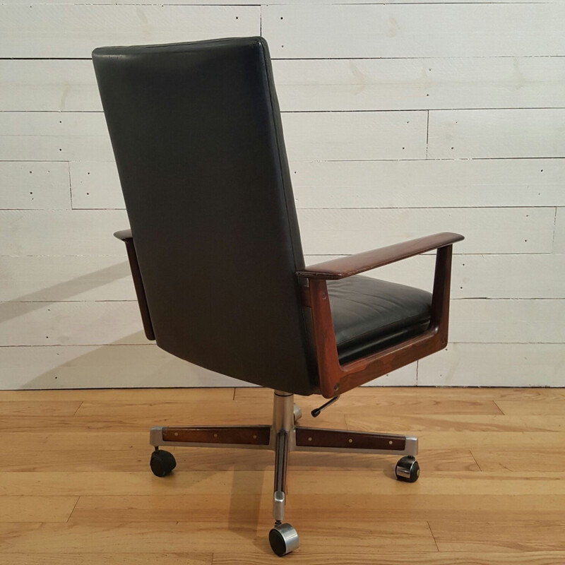 Fauteuil de bureau en palissandre par Arne Vodder - 1960