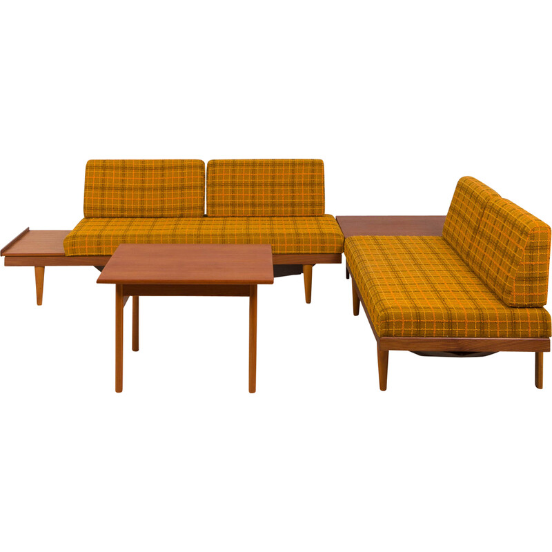 Vintage Svane set van twee daybeds en twee salontafels van Ingmar Relling, Noorwegen 1960