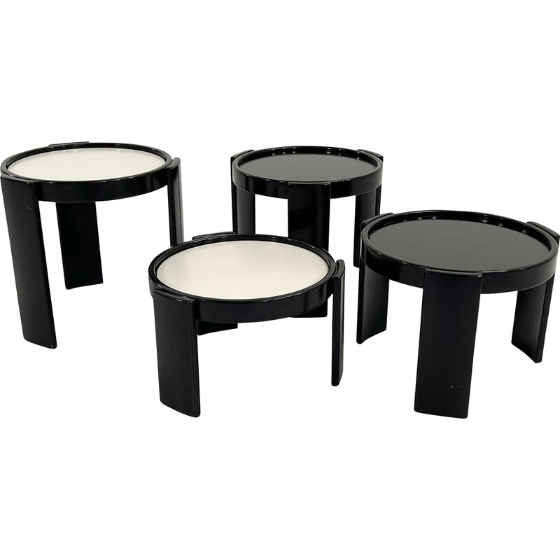 Vintage model 780 nesting tables by Gianfranco Frattini for Cassina, 1960s