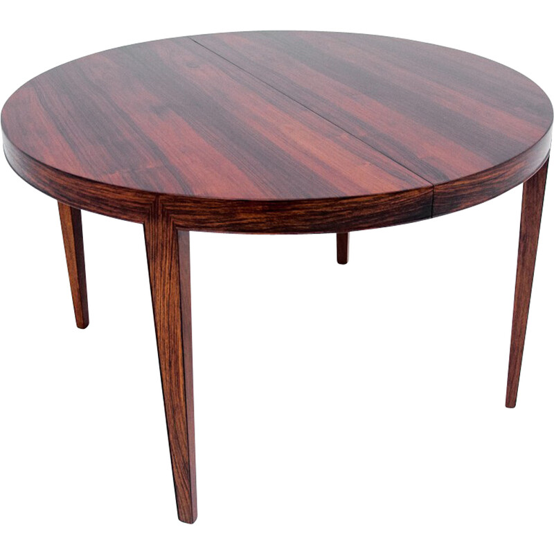 Vintage rosewood Danish table by Severin Hansen, 1960s