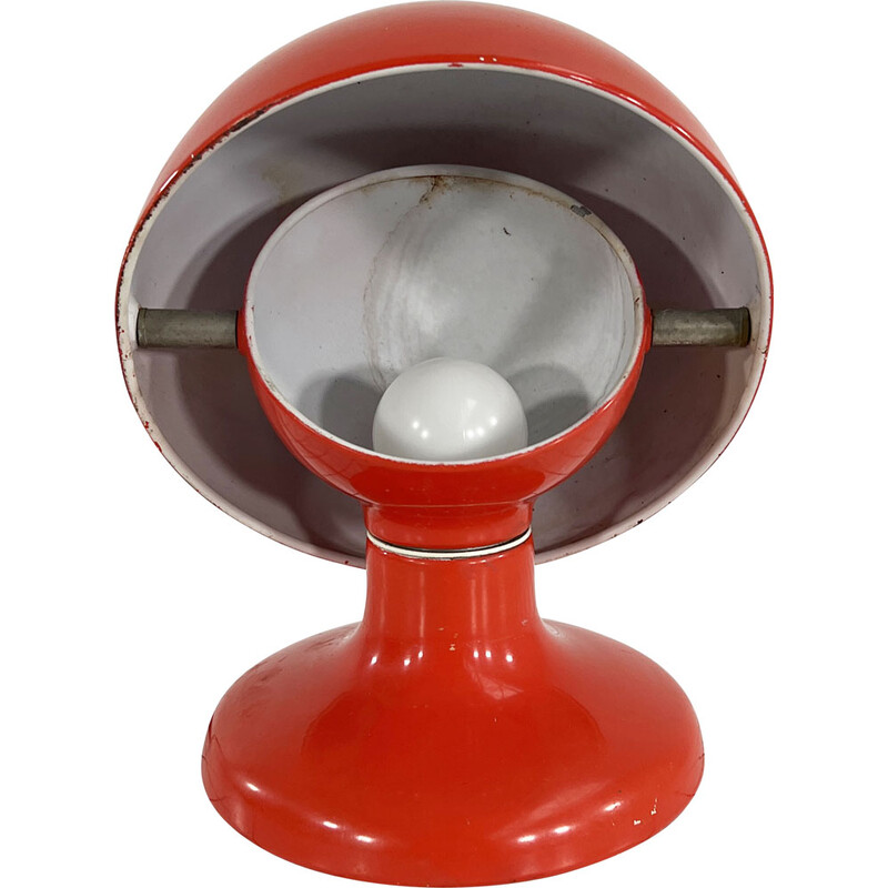 Vintage Jucker 147 red table lamp by Tobia and Afra Scarpa for Flos, 1960