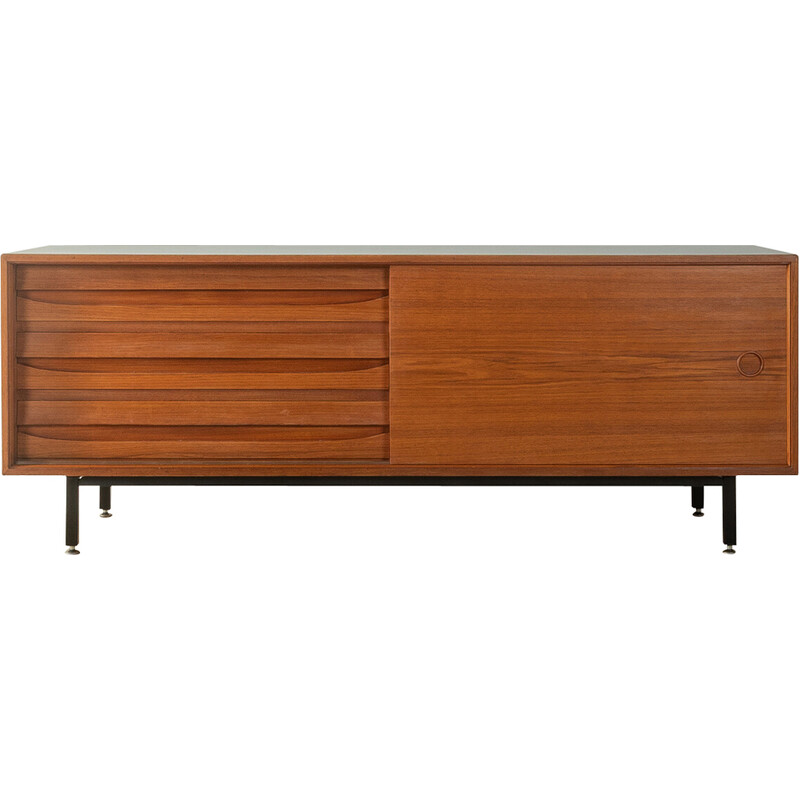 Vintage teak highboard by Lothar Wegner, Germany 1960s