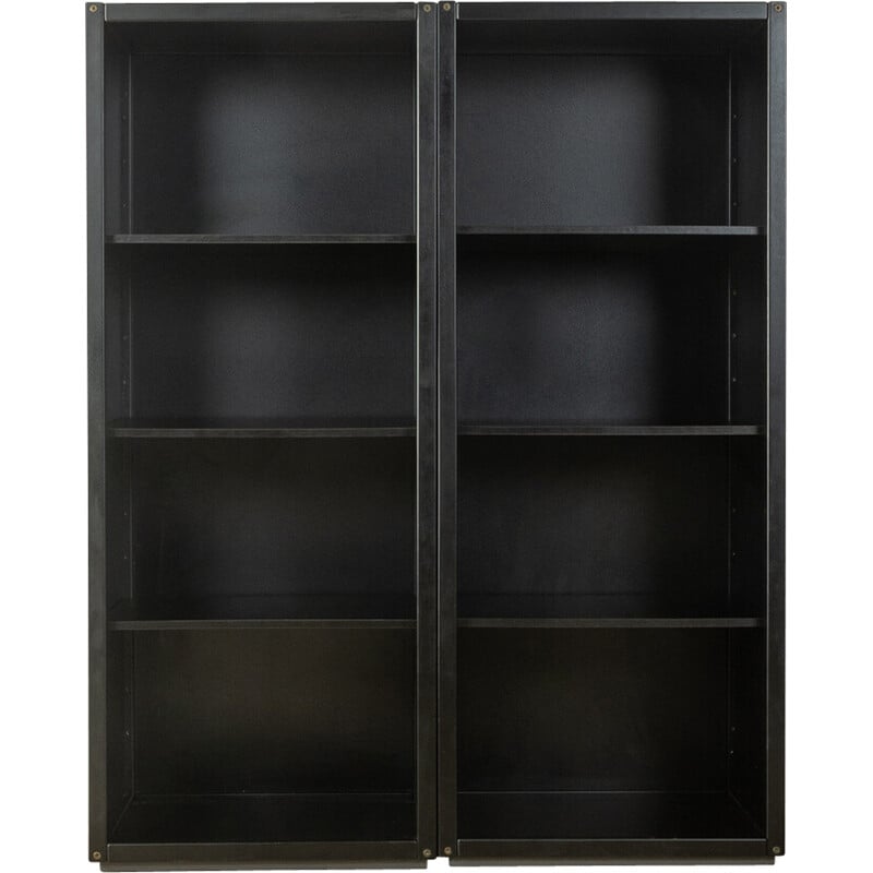 Pair of vintage beech bookcases for Flötotto, Germany 1970